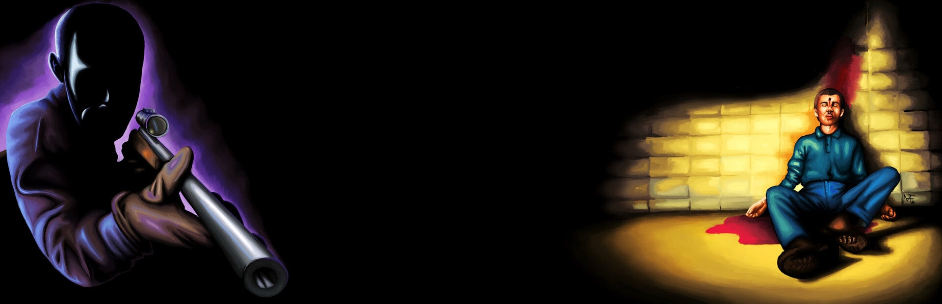 Sniper Killer Lutris - Incredible Nature Picture - Retina