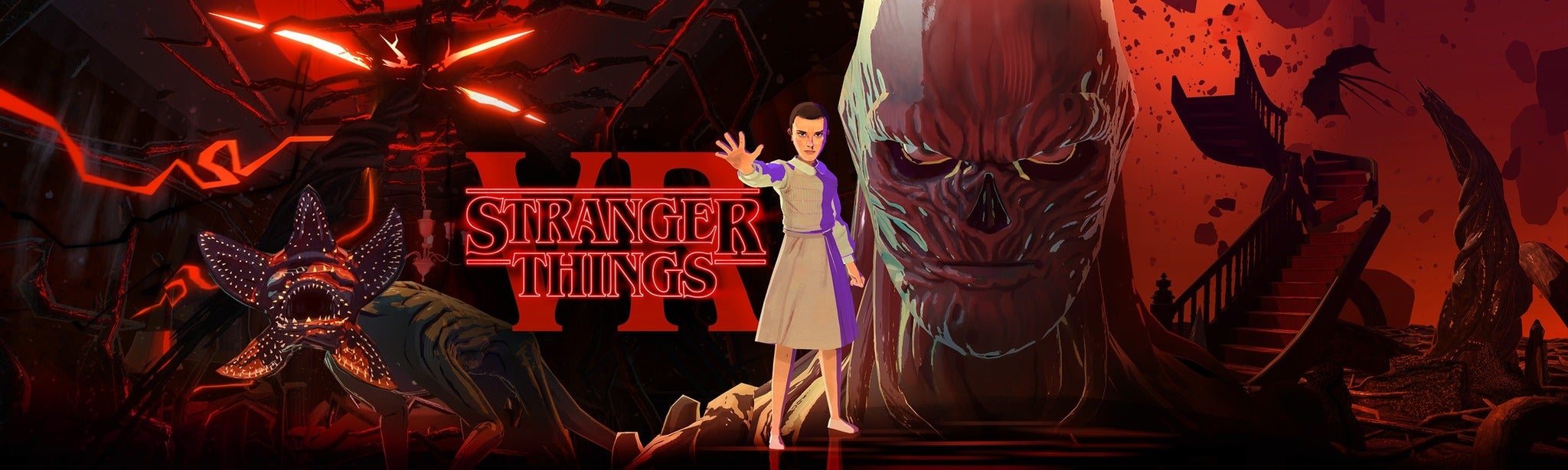 Stranger Things Vr - Abstract Illustration Collection - Retina Quality