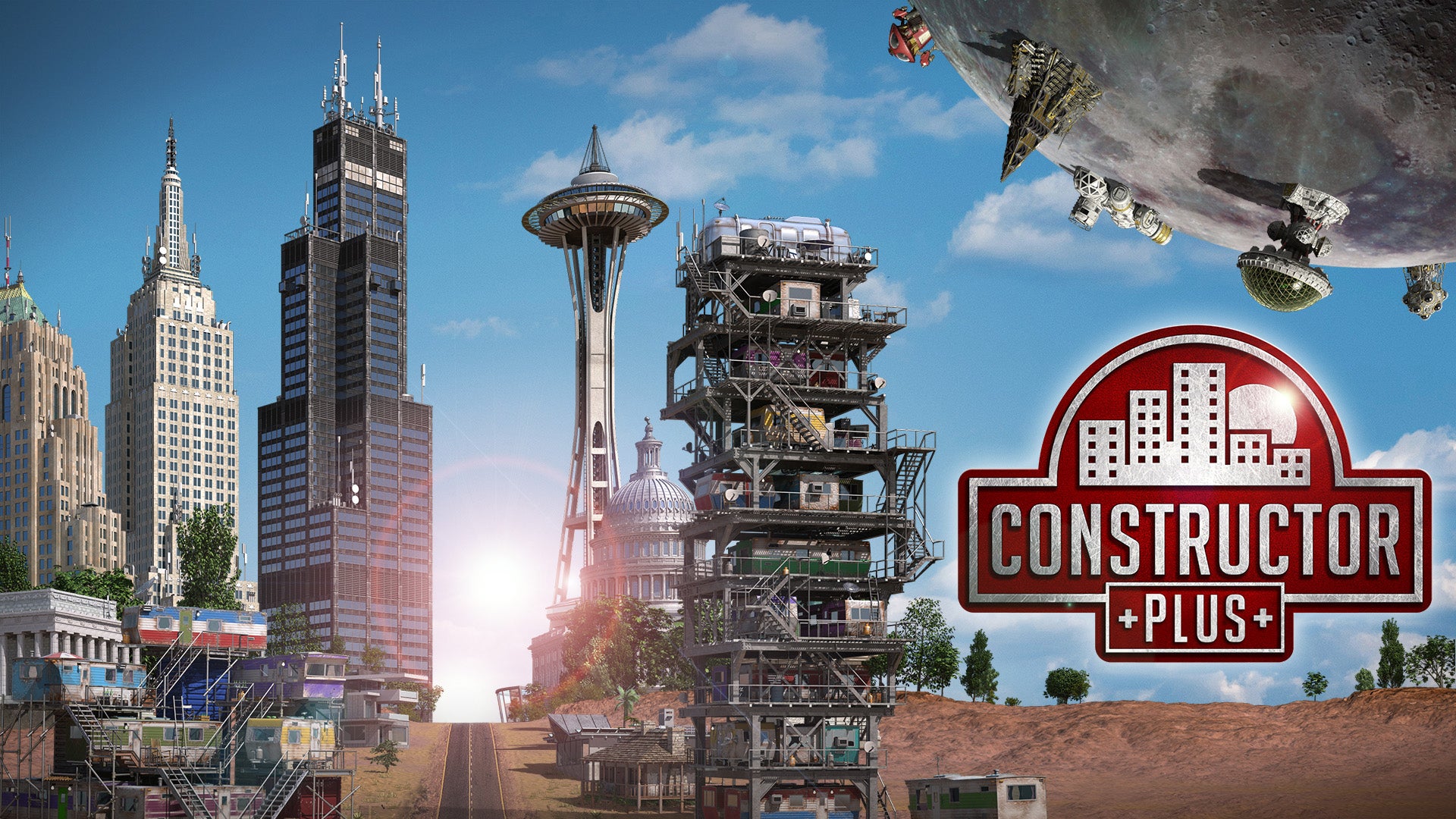 Constructor Plus Makes The Fighty City Builder Even Wackier - Vintage Art Collection - 8K Quality