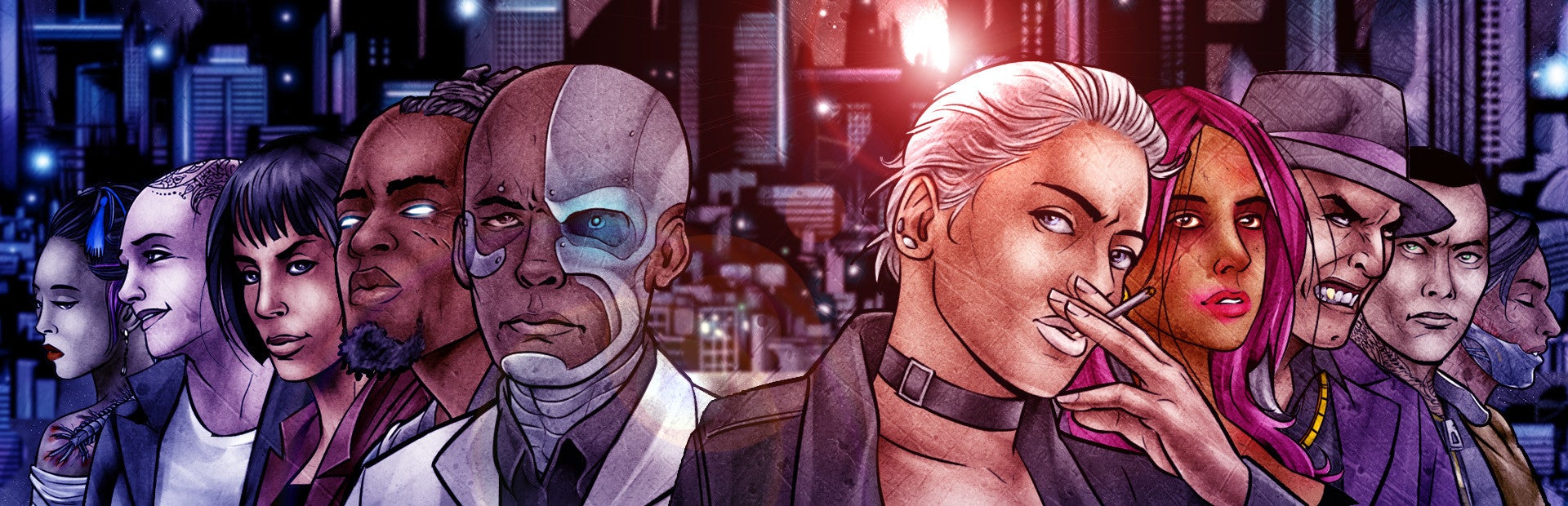 Cyberpunkdreams Ign - Mobile Sunset Illustrations for Desktop