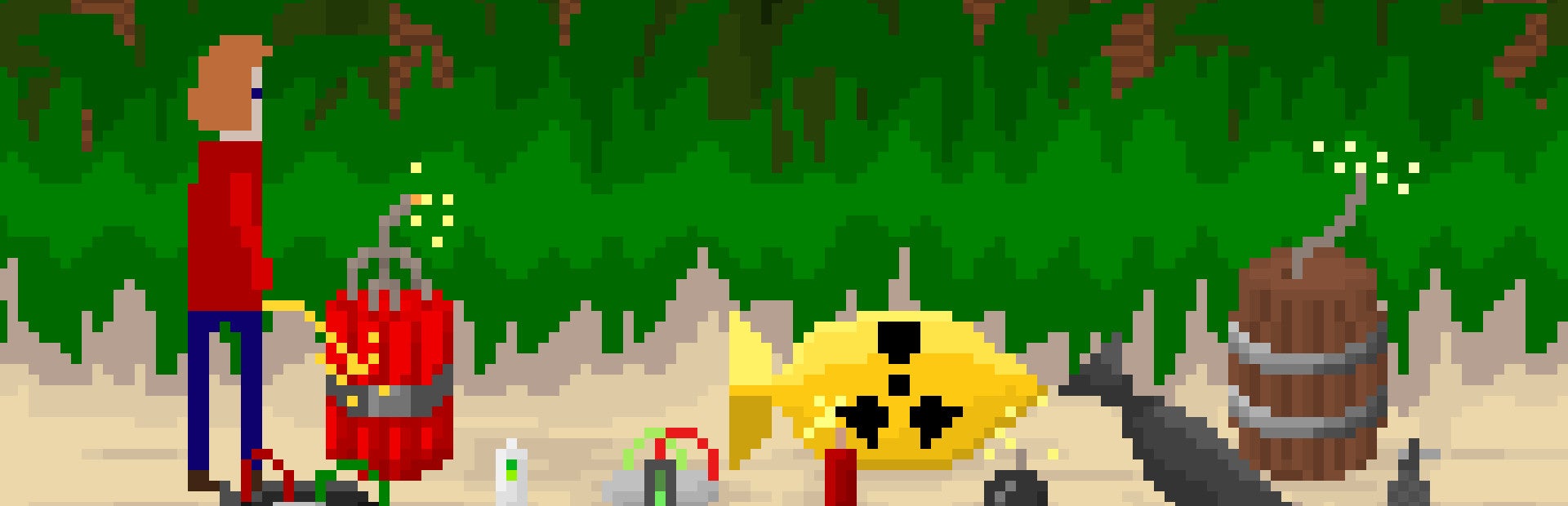 Minecraft Java Edition Rock Paper Shotgun - Beautiful Minimal Image - High Resolution