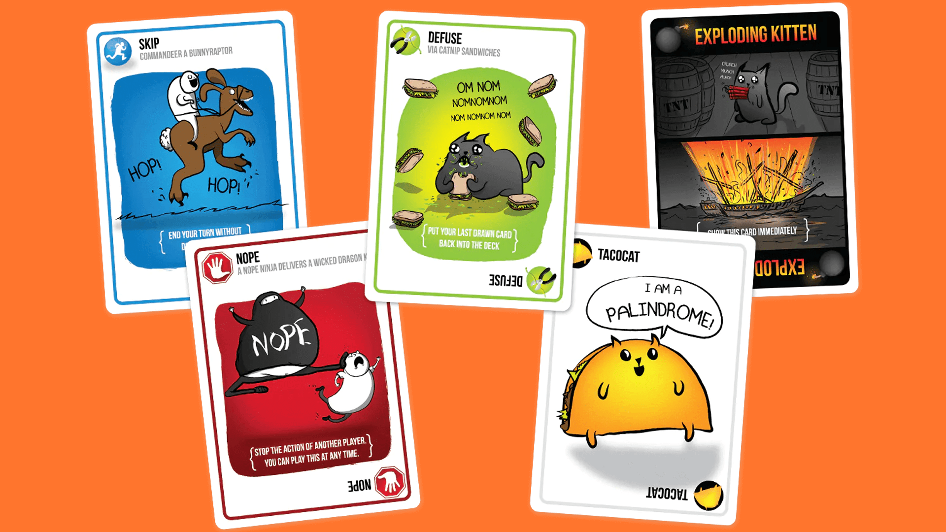Exploding Kittens Game Exploding Kittens Party Pack Hilarious Card