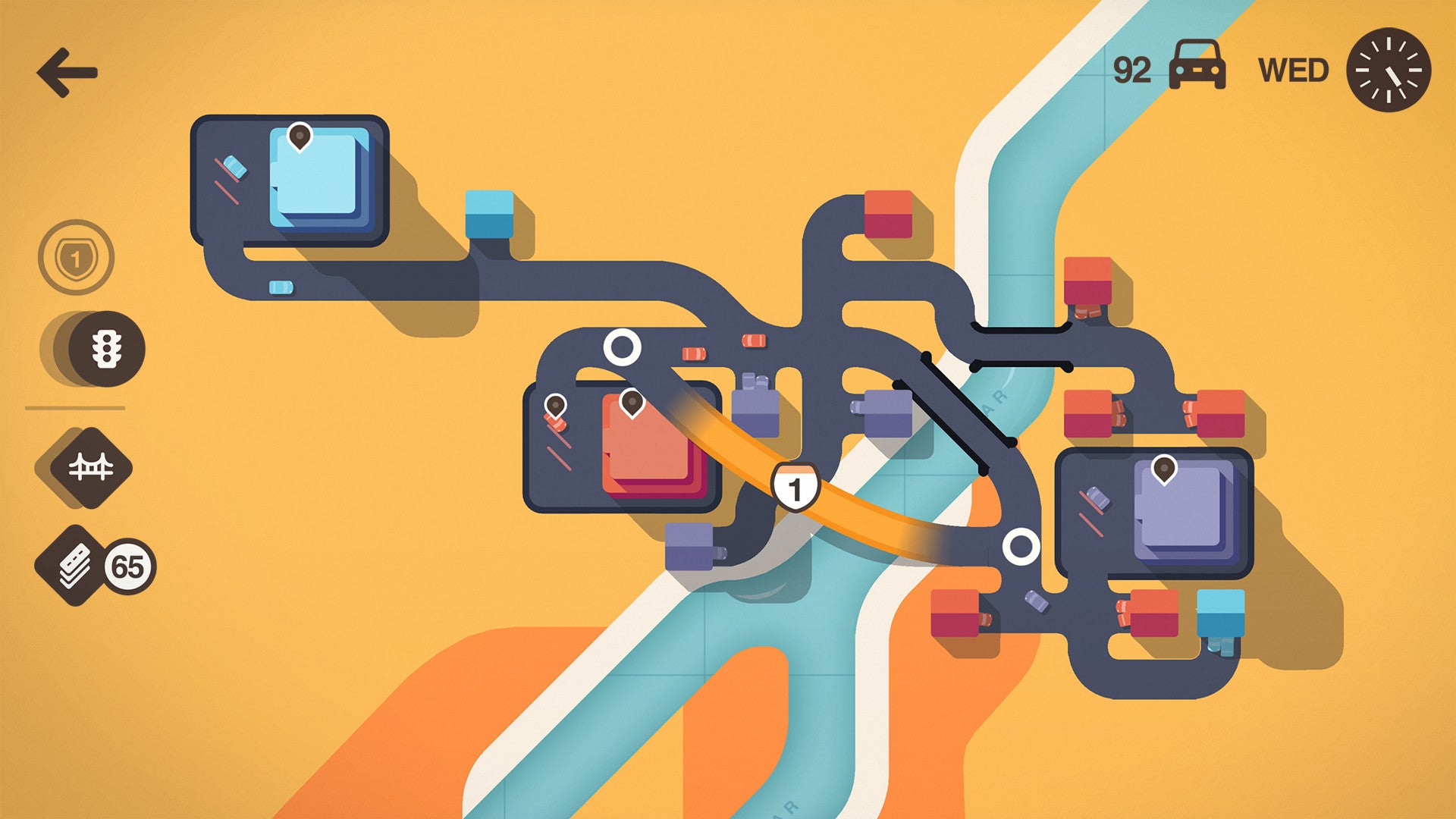 Mini Motorways Rock Paper Shotgun - Artistic Light Art - HD