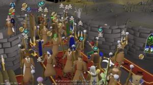 A religious war is raging right now, as people are dressing in robes and rushing into danger in Old School RuneScape