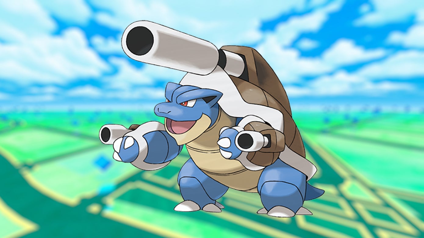 Pokemon Mega Blastoise Kort - High Quality Colorful Image - Desktop