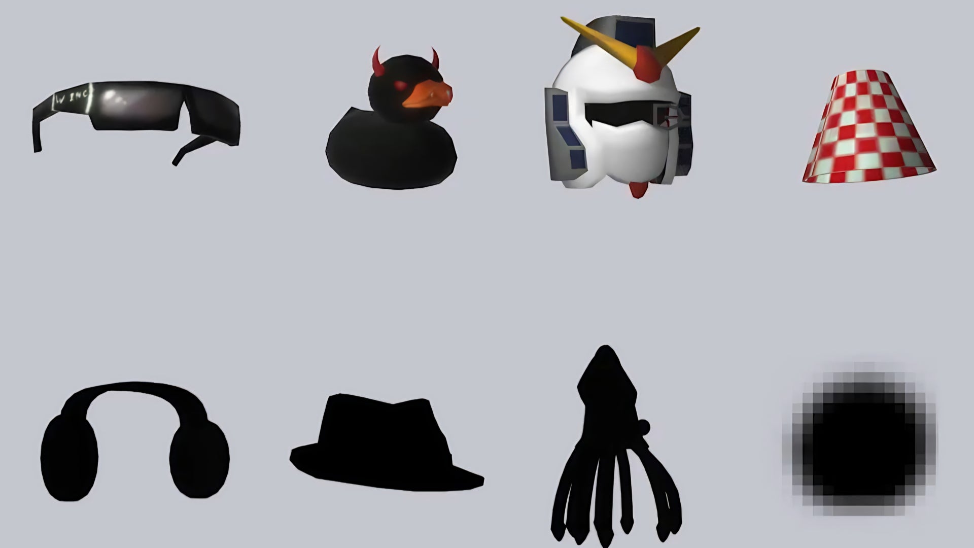 Roblox Black Friday 2025 All Of This Year S Cosmetics Rock Paper Shotgun Roblox Black Friday All Items 