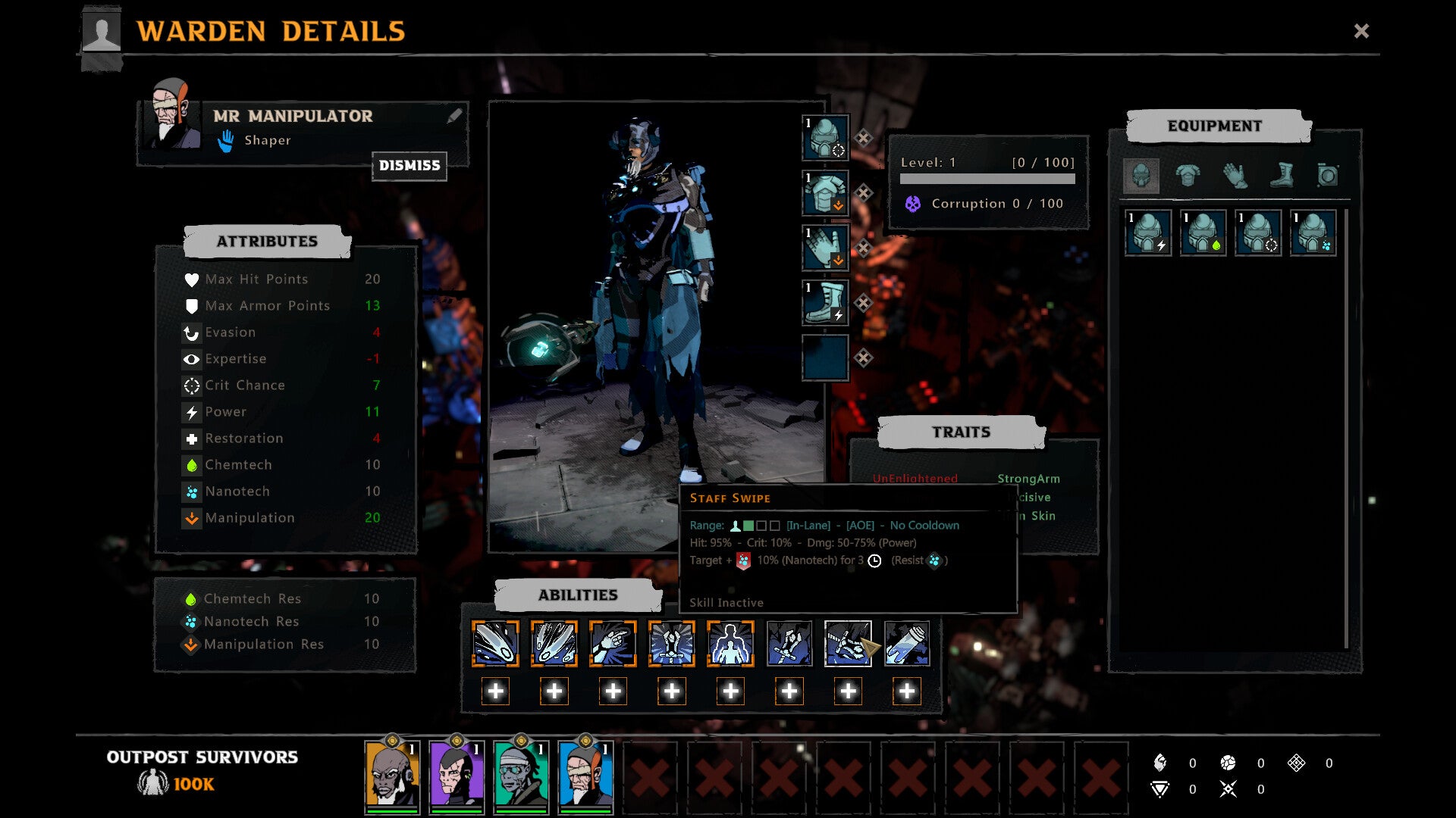 Void Warden Rock Paper Shotgun - Creative Space Illustration - 8K