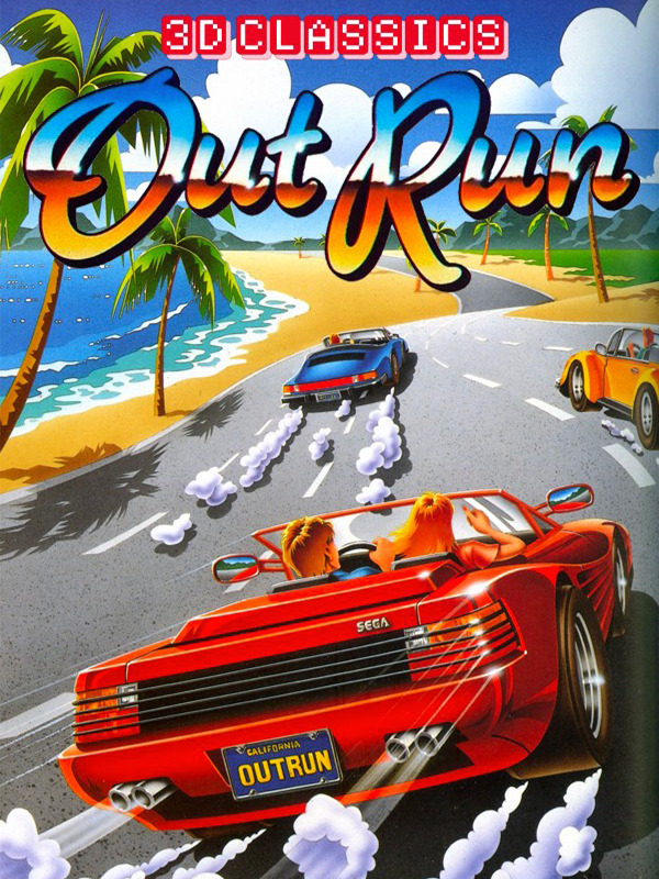 Outrun Driver Iii - Vintage Design Collection - Retina Quality