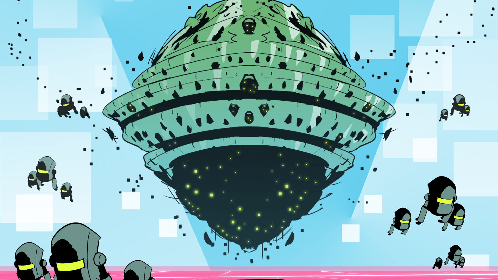 Code Warriors Dicebreaker - Creative Mountain Illustration - Full HD