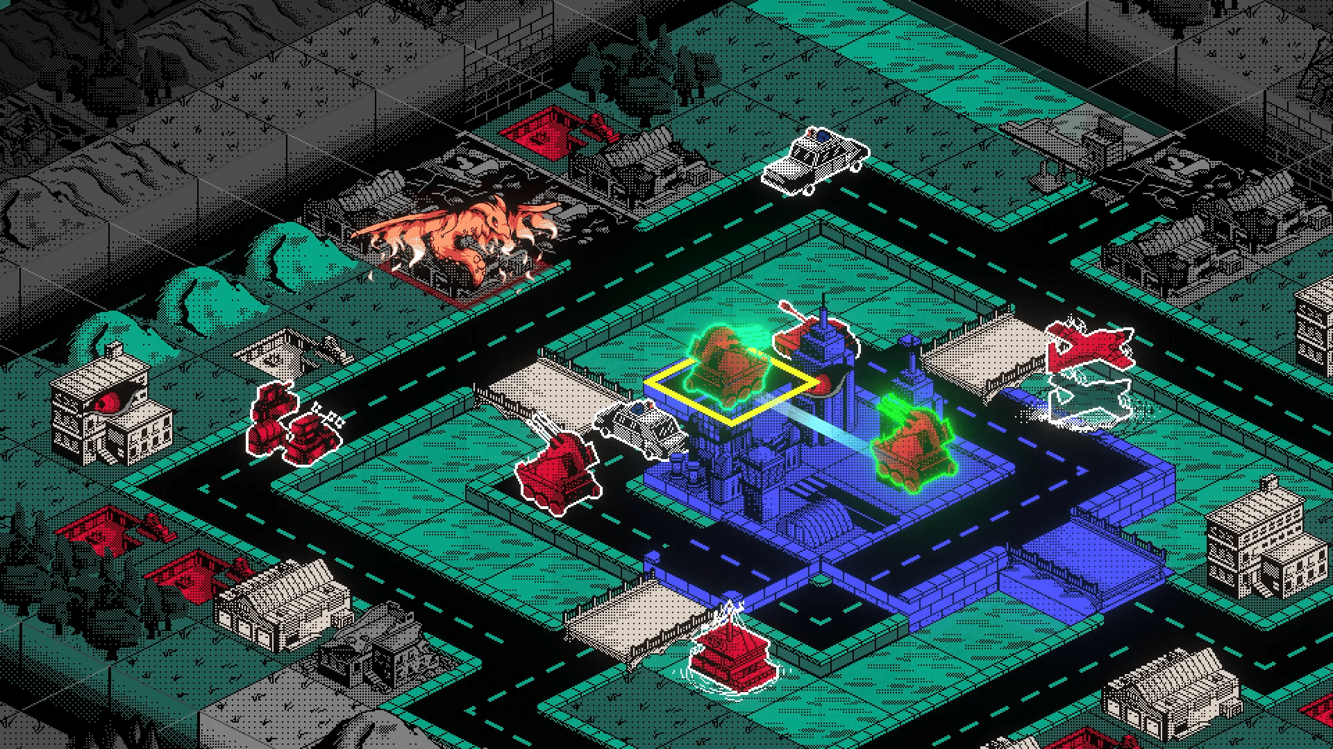 Kaiju Wars Gematsu - Full HD Ocean Patterns for Desktop