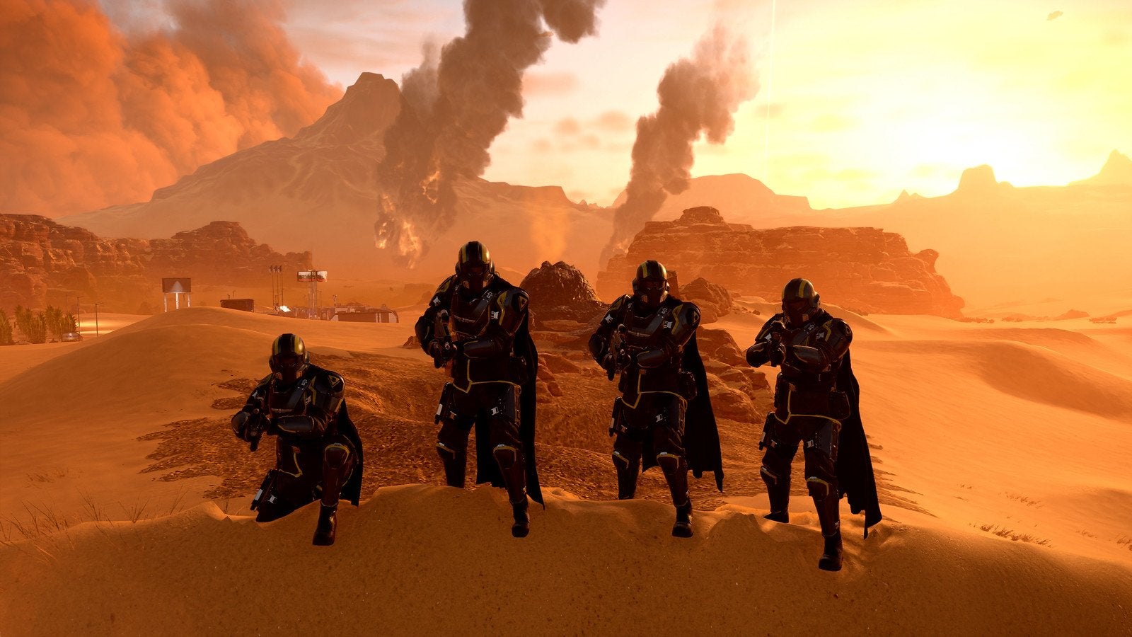 Helldivers 2 Rn R Helldivers - Sunset Background Collection - Ultra HD Quality