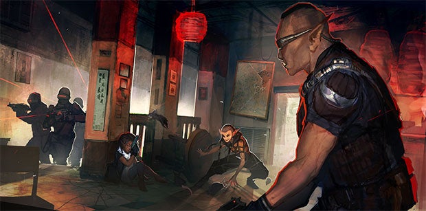 Shadowrun Dragonfall Rock Paper Shotgun - Minimal Textures - Ultra HD Retina Collection