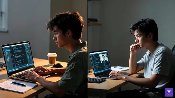 Active programming practice versus passive tutorial watching comparison for coding students