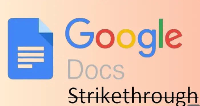 strikethrough google docs