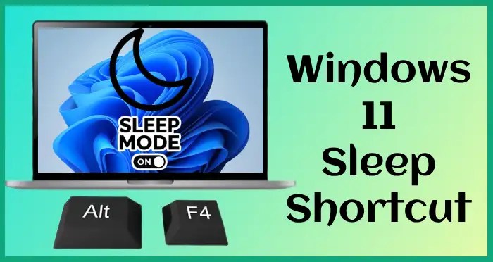 windows 11 key shortcut for sleep
