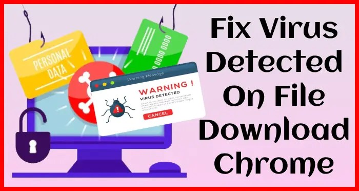virus detected on file download