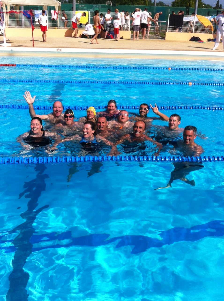 La Dream Team dans l'eau du lagon, euh non .... de Langon