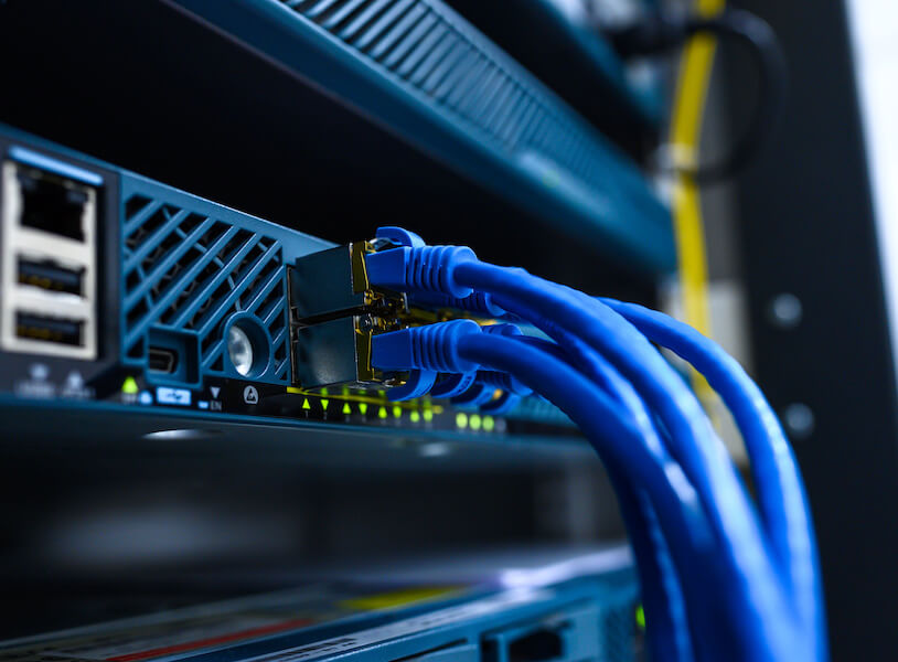 Structured network cabling installation