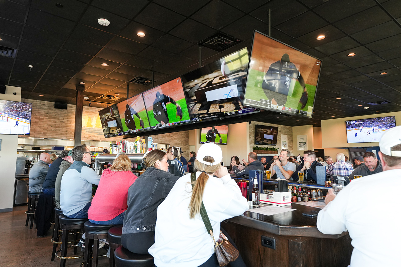 Commercial TV installation for a bar or restaurant