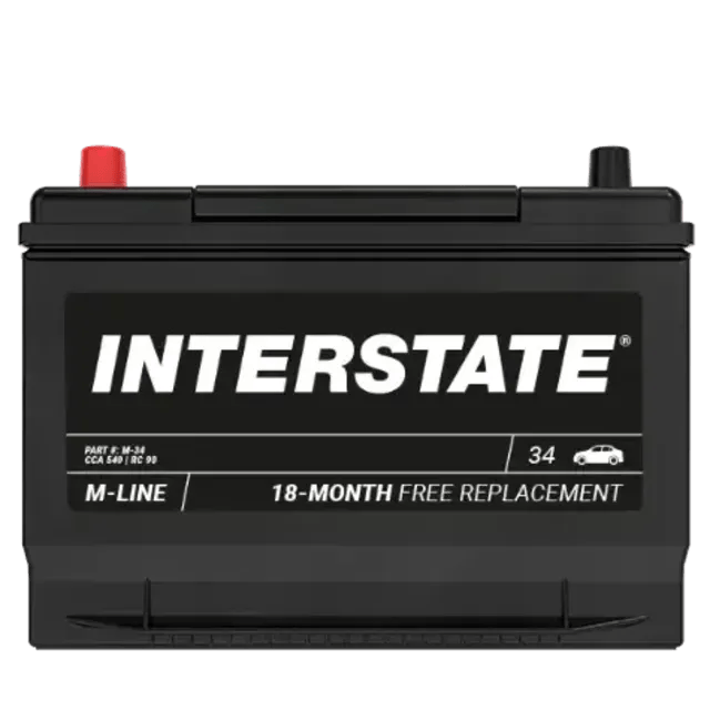 Interstate M-34 Battery - Group 34