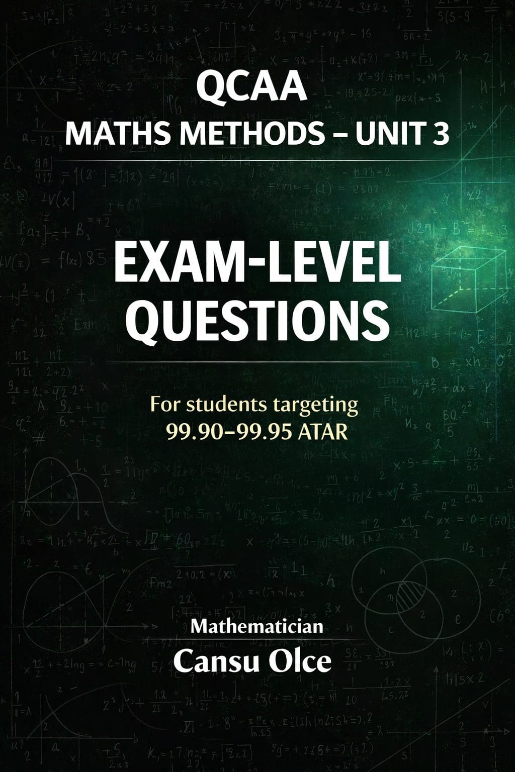 Maths Methods Unit 3