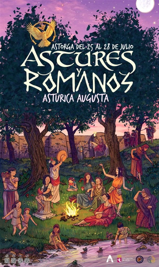 Cartel de Astures y Romanos 2024