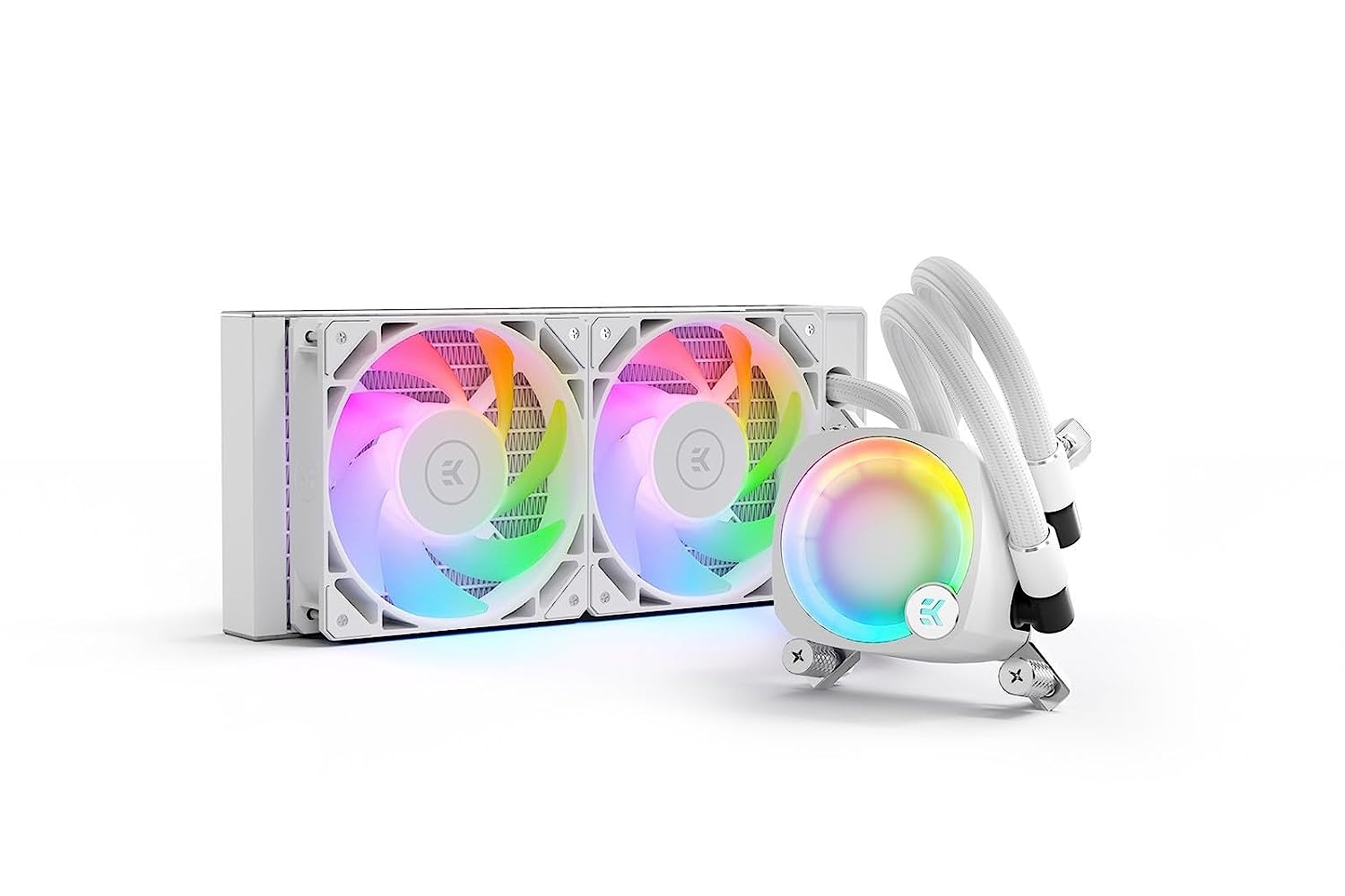 EK Nucleus AIO CR240 Lux White D-RGB All-in-One Liquid CPU