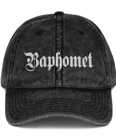 Featured image for “Baphomet Gothic - Vintage Cotton Twill Dad Cap”