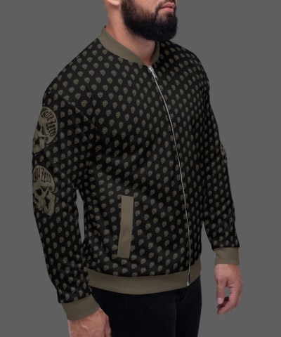 Featured image for “Astra Zero Skull - Unisex Bomber Jacket”