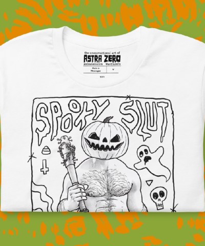 Featured image for “Spooky Pumpkin Sl%t (adult) - Unisex t-shirt”