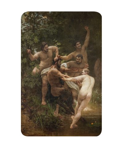 Featured image for “Nymphs and Satyr - Sherpa blanket”