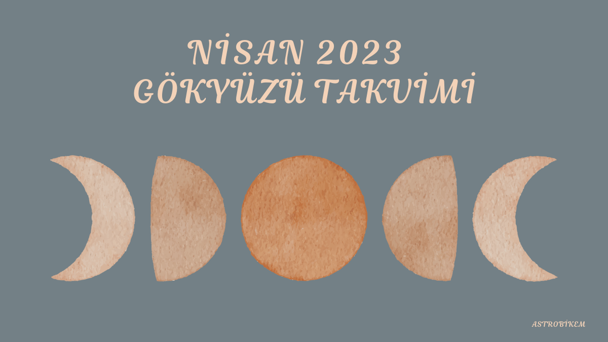 NİSAN 2023 GÖKYÜZÜ TAKVİMİ