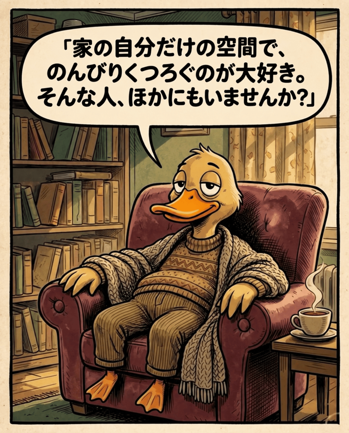 たまにはひとりでくつろぐ