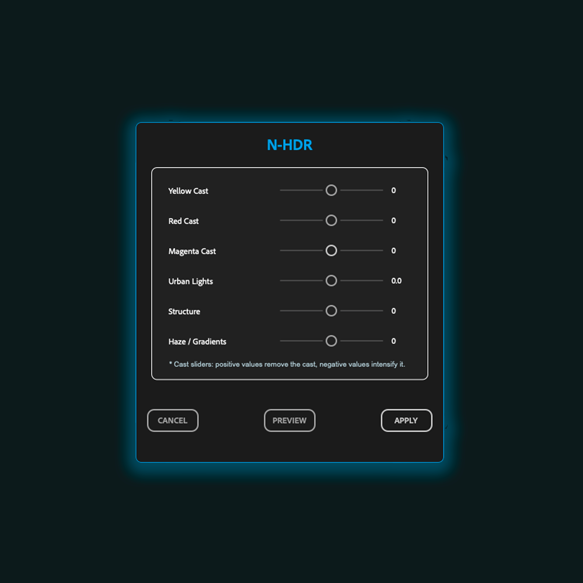 N-HDR modal in Astro Panel 2027