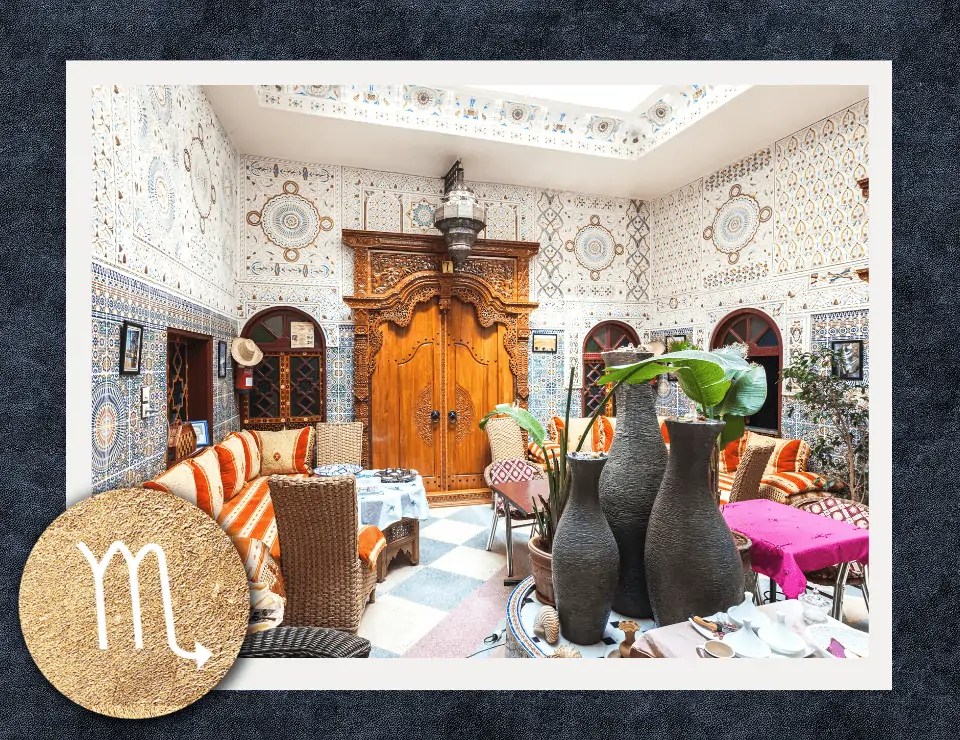 Scorpio home decor horoscope