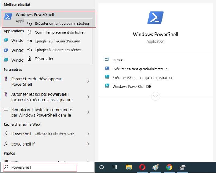 Powershell - supprimer partition Windows 10
