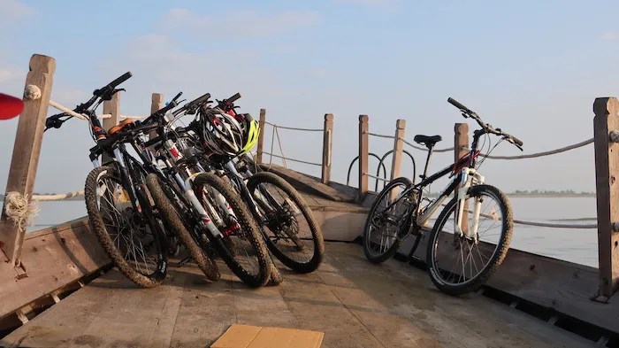 Bikes on the river