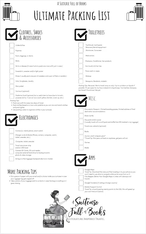 Packing List