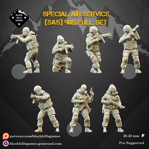 Special Air Service (SAS) 90s Full Set – 20mm/28mm - Asymmetric