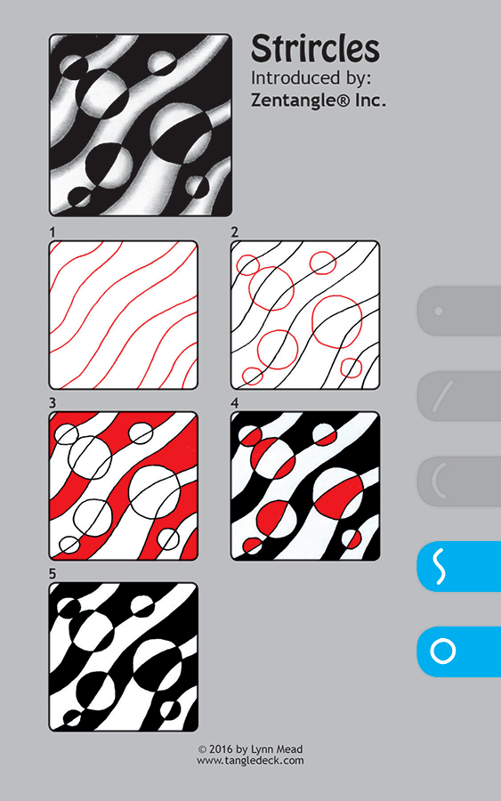Strircles Tangle Pattern Strircles – A Tangler's Mind