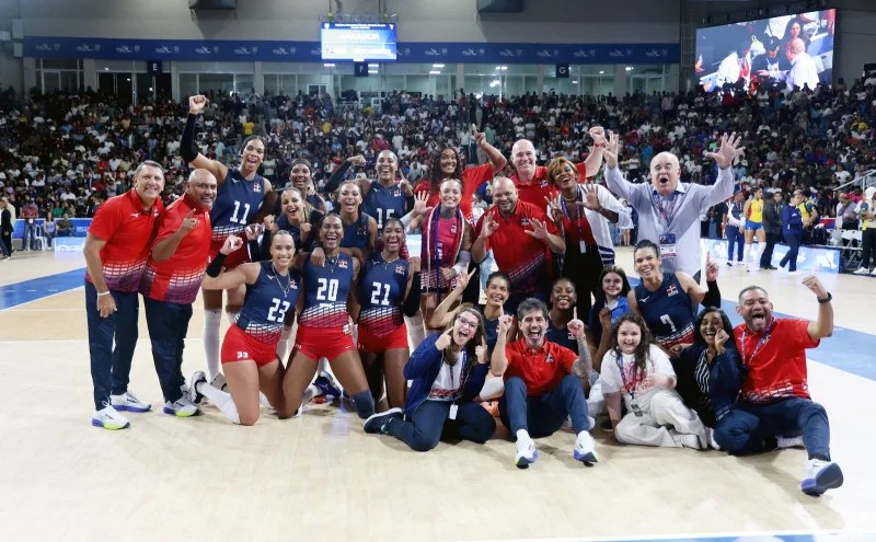 Rd logra séptimo oro consecutivo y noveno de la historia en voleibol femenino