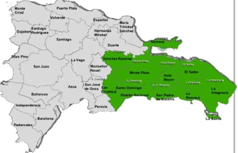 Coe coloca 11 provincias en alerta verde por onda tropical