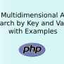PHP Multidimensional Array Search By Key And Value With Examples