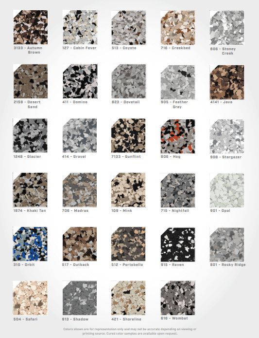 Color Charts Atech Coating - Minimal Images - Gorgeous Retina Collection