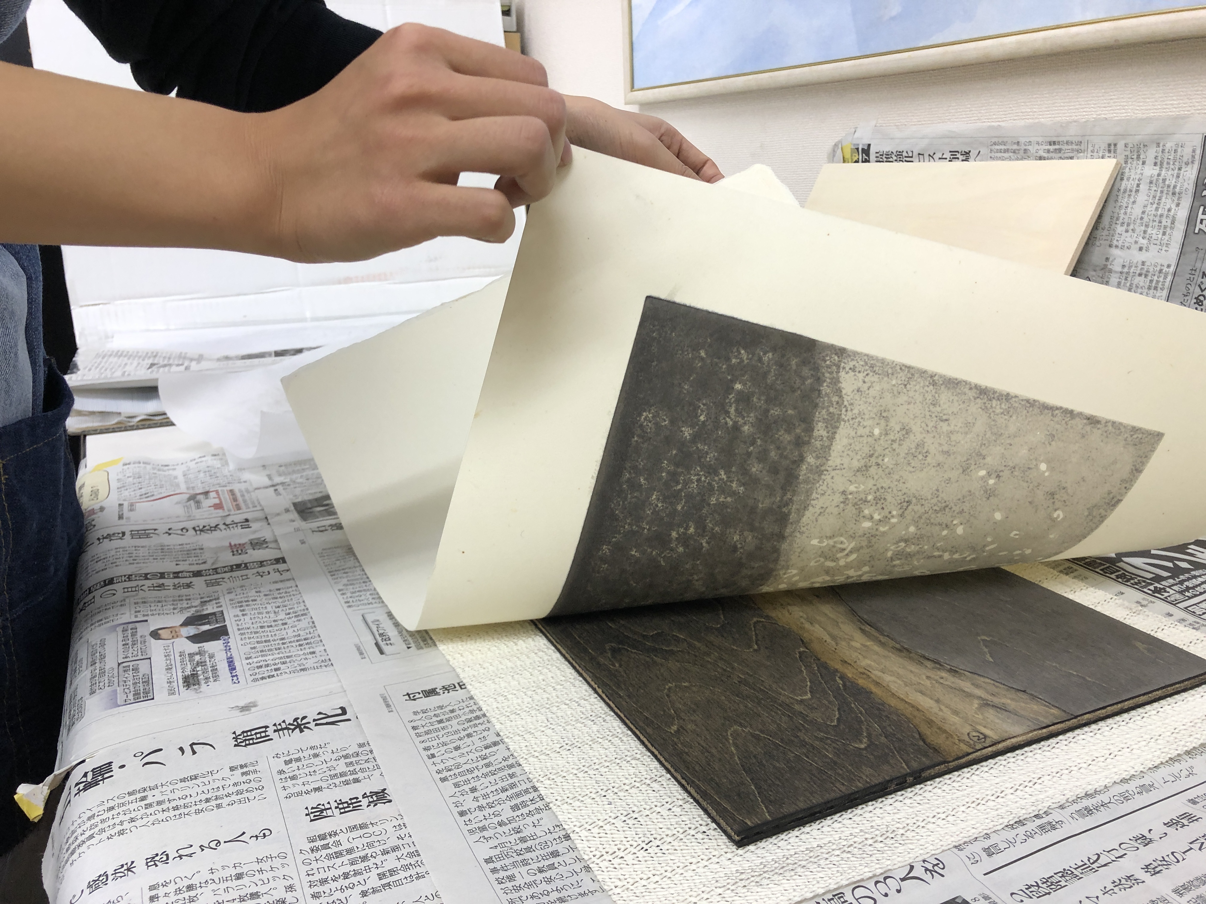 木版画／モノクロで摺る抽象 2021後期 | 幼児から大人まで！川崎市中原