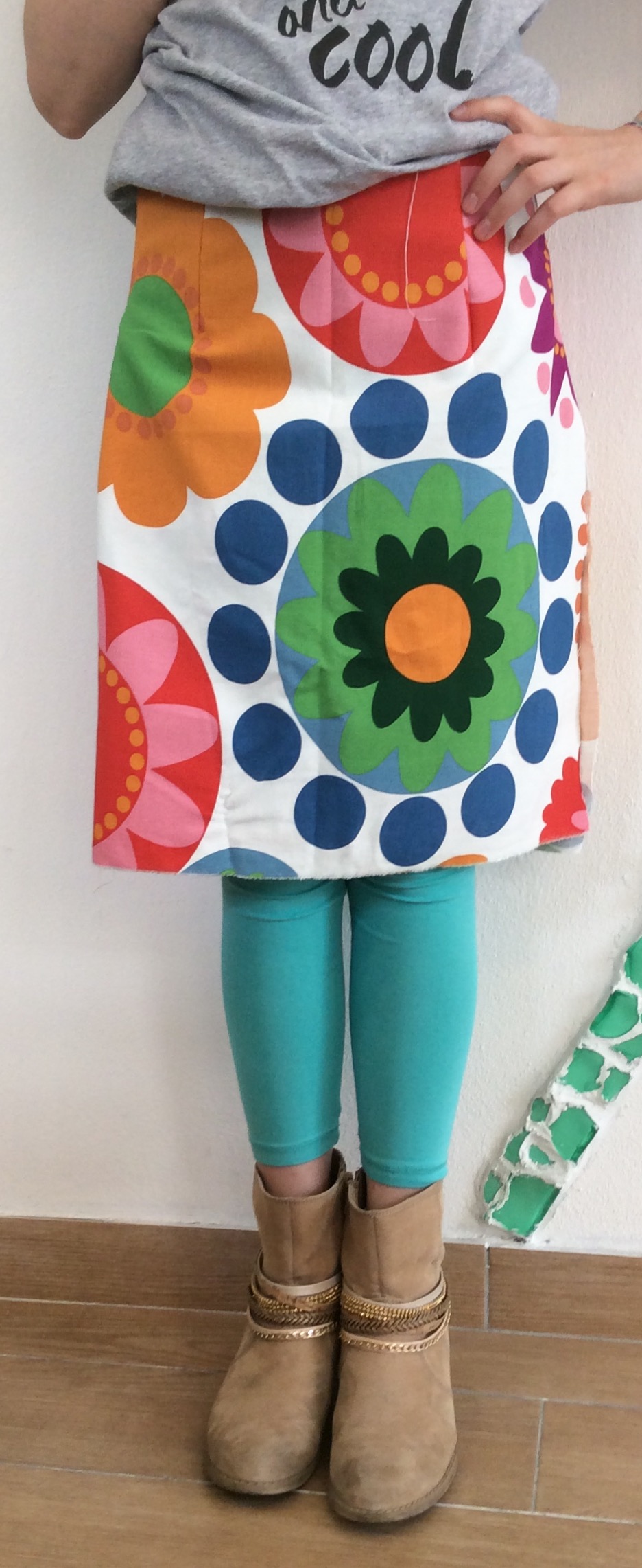 Chiara prova la gonna