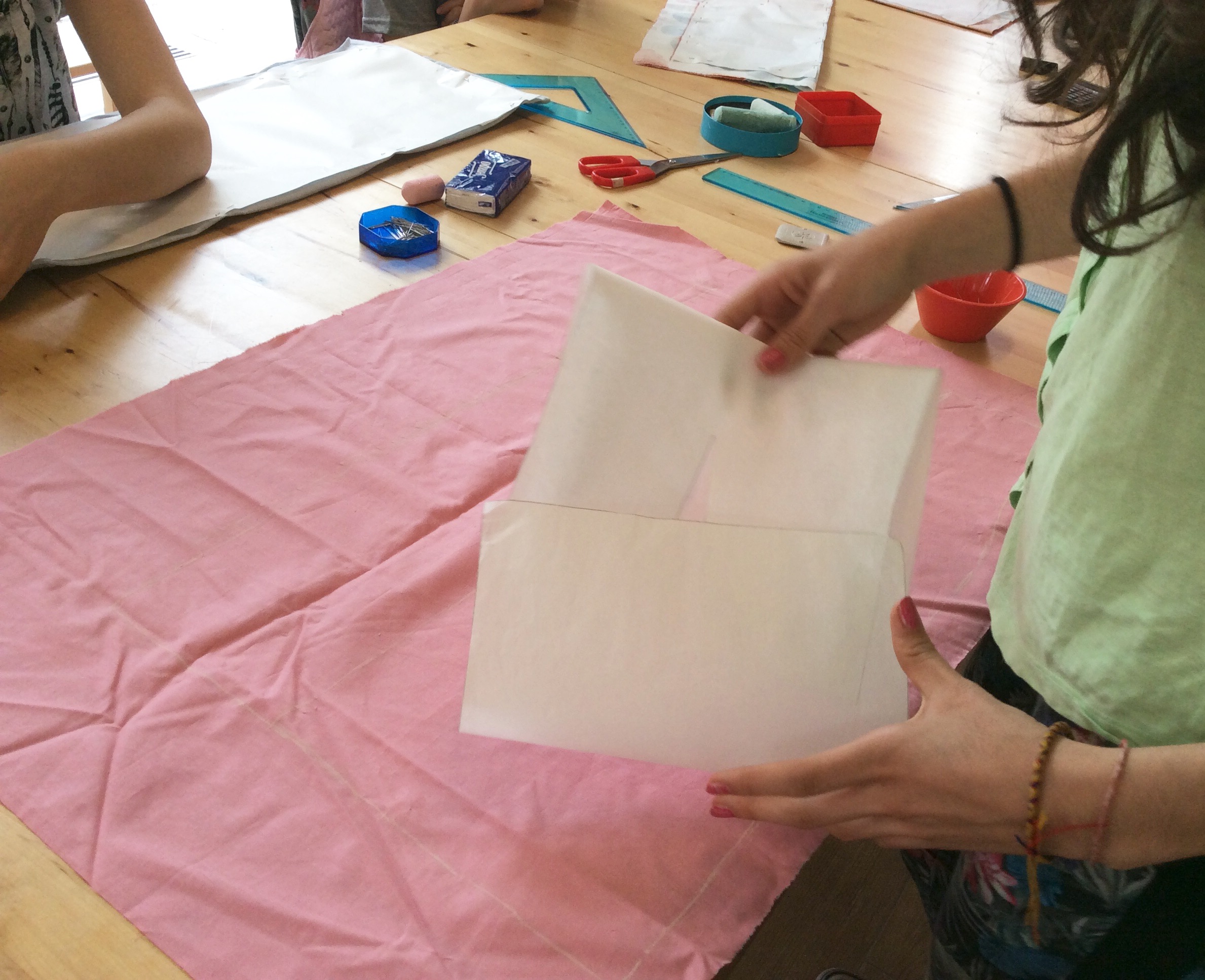 Posizionamento su stoffa