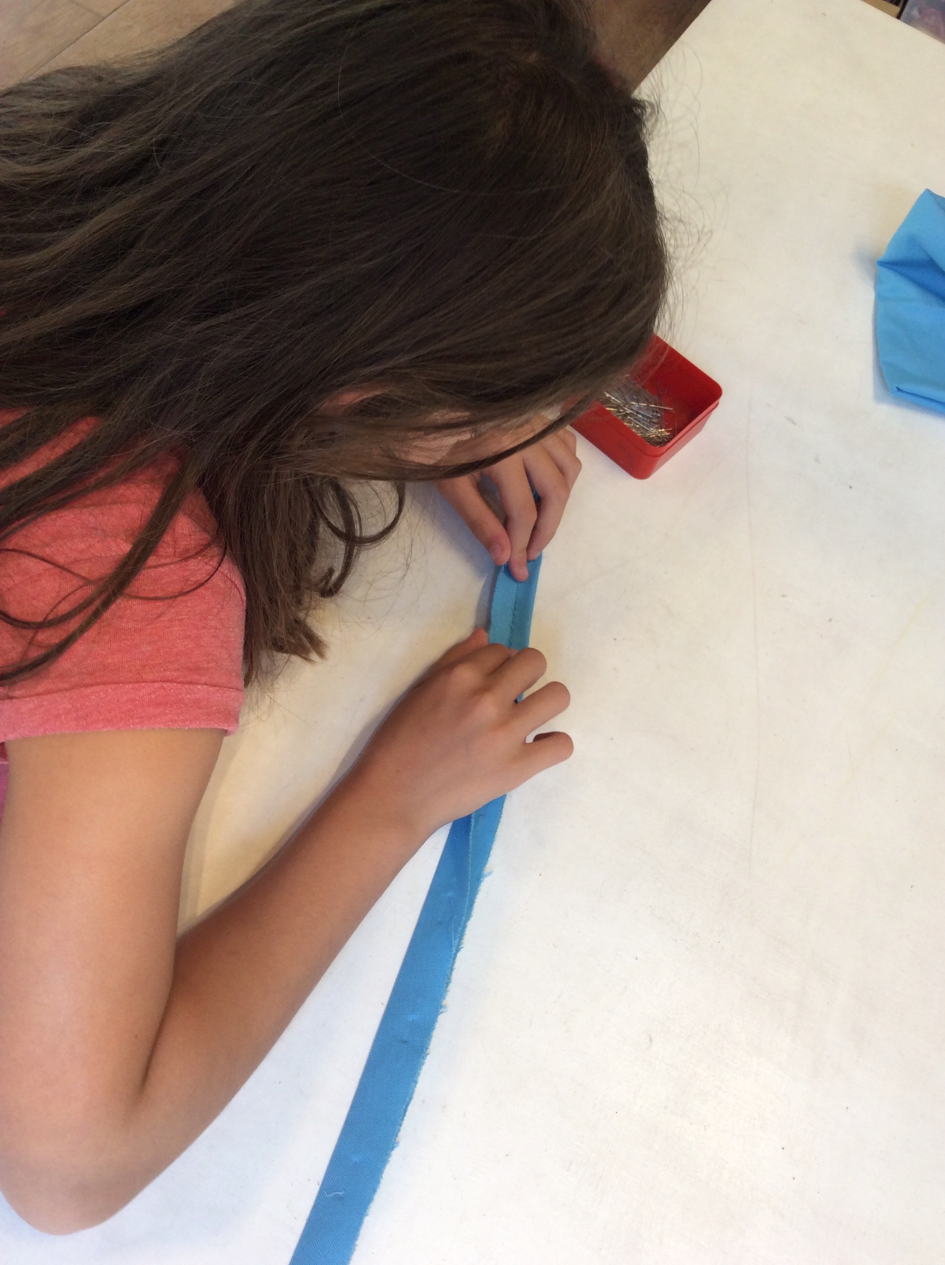 Giorgia fa le rifiniture