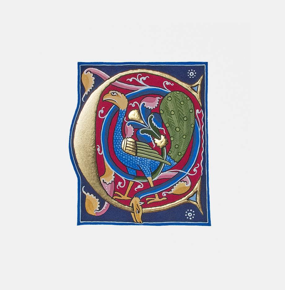 VENDU - Adaptation d'une enluminure romane.