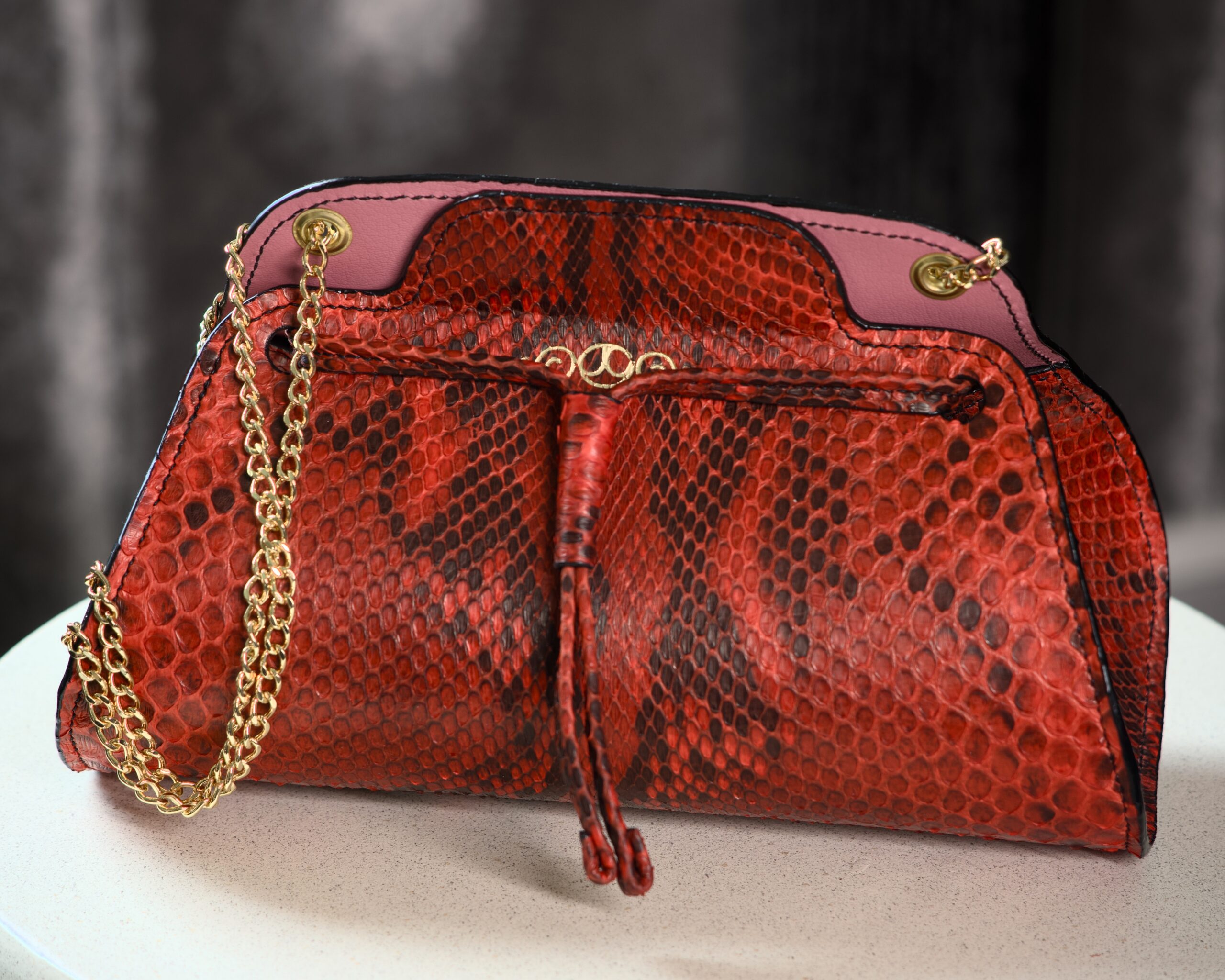 Miranda 26 | #4 Matte Red & Black Python